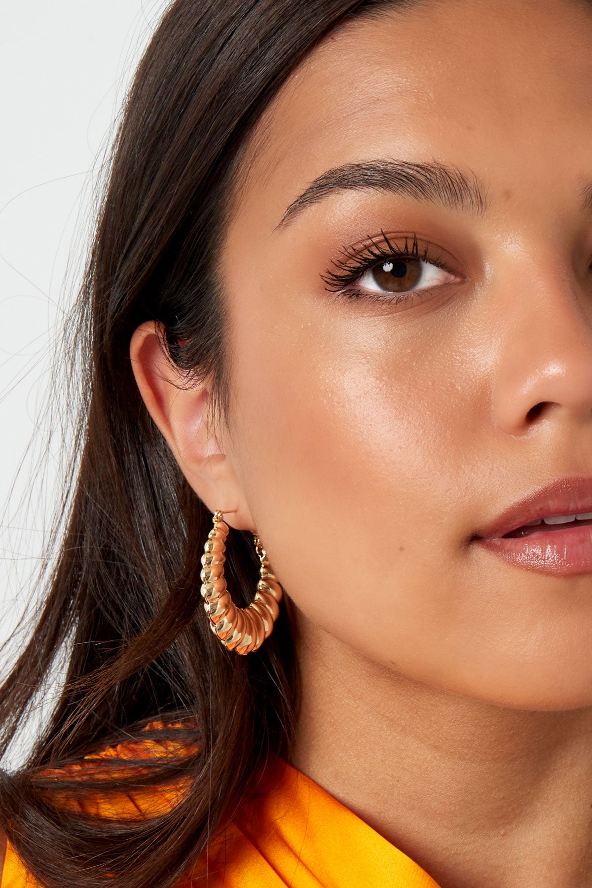 Ohrringe "Croissant"