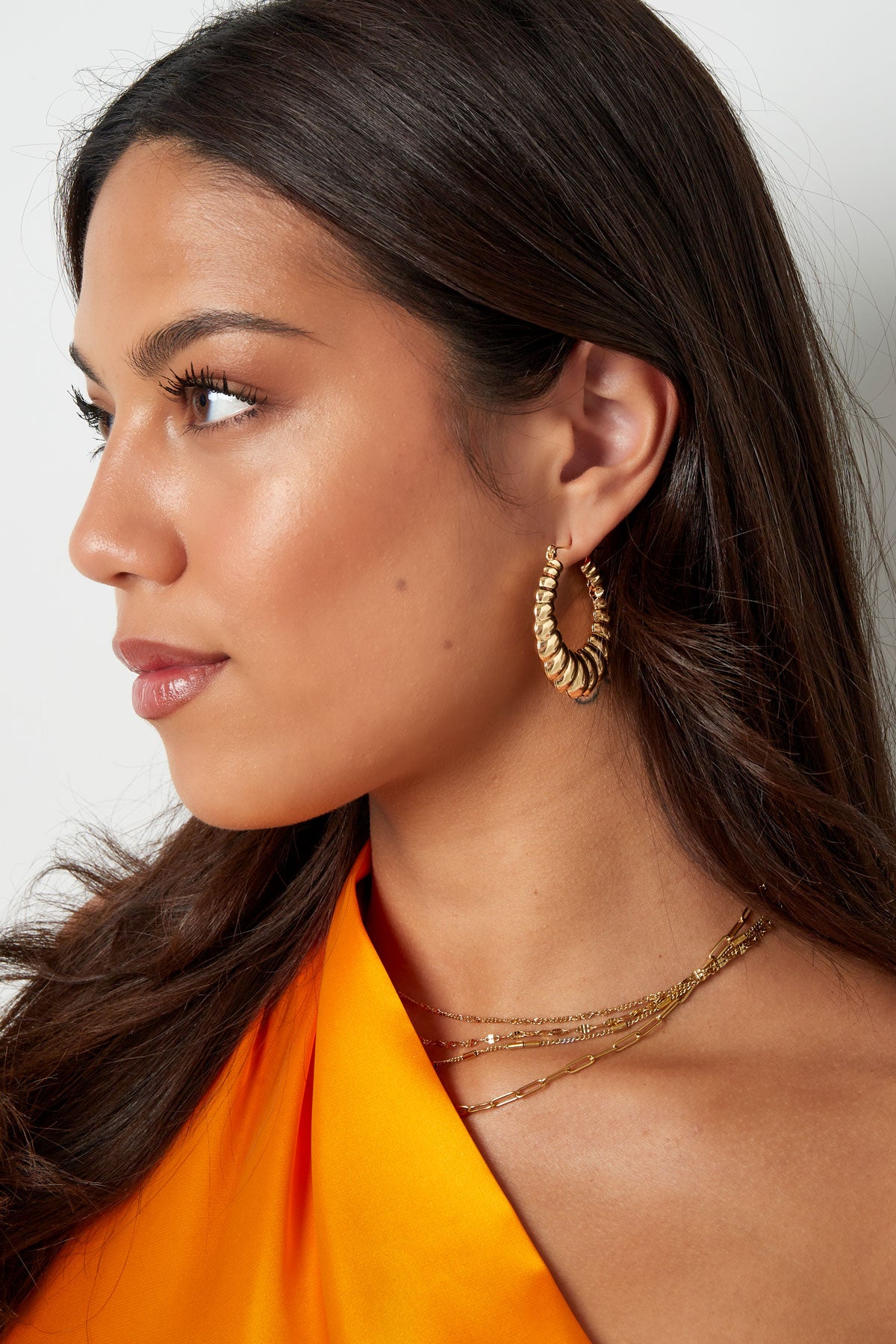 Ohrringe "Croissant"