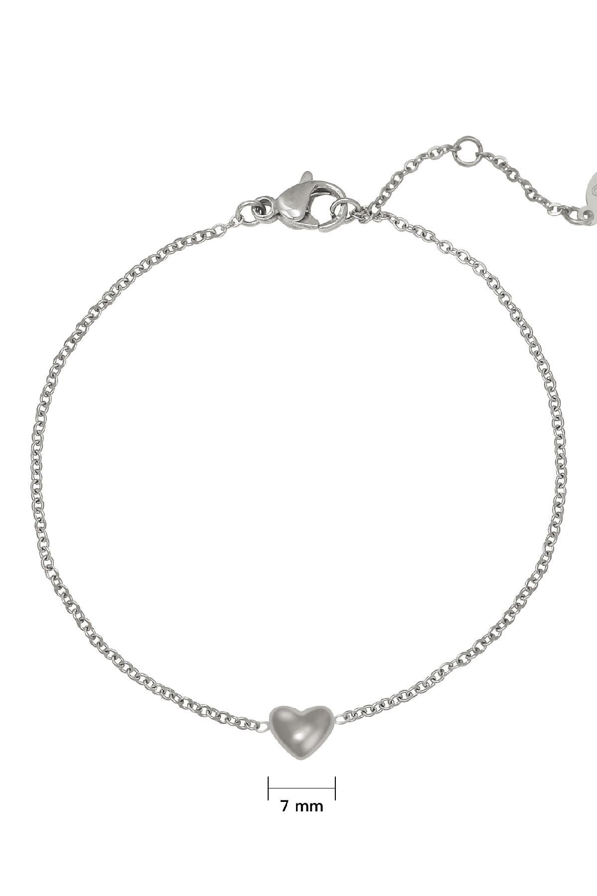 Armband "In my Heart" Silber
